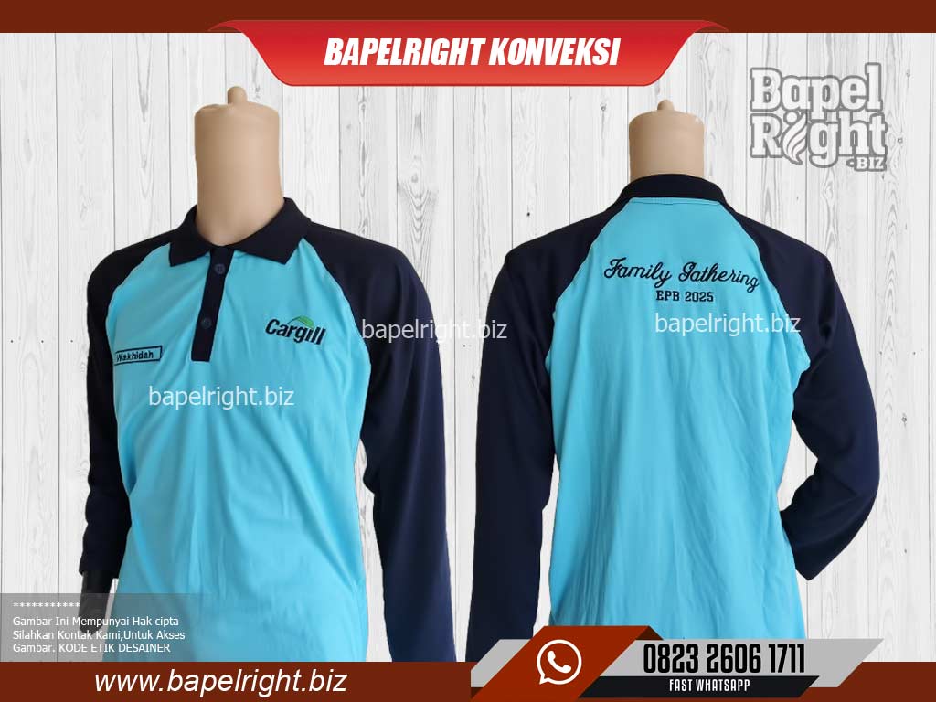 Model Kaos Kerah Kombinasi